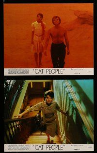 9a044 CAT PEOPLE 8 8x10 mini LCs '82 sexy Nastassja Kinski, Malcolm McDowell, Annette O'Toole!