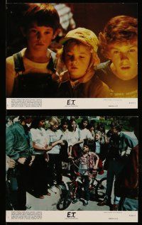 9a054 E.T. THE EXTRA TERRESTRIAL 8 8x10 mini LCs '82 Spielberg classic, Henry Thomas, Barrymore!
