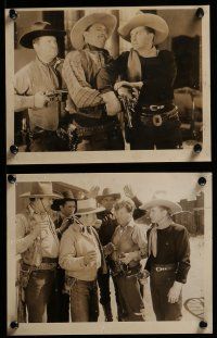 9a477 GHOST PATROL 9 8x10 stills '36 cool images of western cowboy Tim McCoy, action!