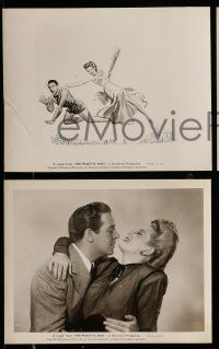 9a926 HER PRIMITIVE MAN 3 8x10 stills '44 w/wacky art of Louise Allbritton grabbing Robert Paige!