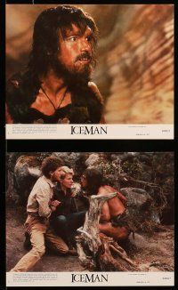 9a085 ICEMAN 8 8x10 mini LCs '84 Fred Schepisi, John Lone is an unfrozen 40,000 year-old caveman!