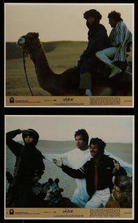 9a089 ISHTAR 8 8x10 mini LCs '87 Warren Beatty & Dustin Hoffman in desert w/pretty Isabelle Adjani!