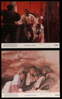 9a092 JEWEL OF THE NILE 8 8x10 mini LCs '85 images of Michael Douglas, Kathleen Turner & DeVito!