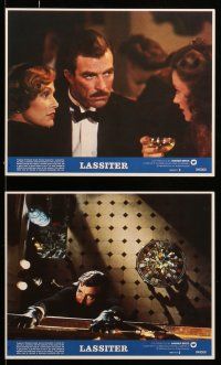 9a097 LASSITER 8 8x10 mini LCs '84 Tom Selleck with Jane Seymour & sexy Lauren Hutton!