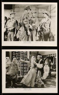 9a697 LOOKING FOR DANGER 6 8x10 stills '57 Bowery Boys, wacky images of Nazi Huntz Hall!