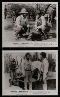 9a276 MAN & BOY 17 8x10 stills '71 great images of Bill Cosby as struggling frontier cowboy!