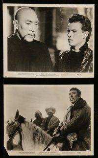 9a616 MARCO THE MAGNIFICENT 7 8x10 stills '66 Buchholz, Anthony Quinn, star-studded adventure!