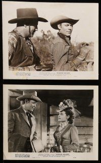 9a382 OKLAHOMA BADLANDS 12 8x10 stills '48 cowboy Allan Rocky Lane & pretty Mildred Coles!