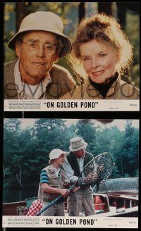 9a117 ON GOLDEN POND 8 8x10 mini LCs '81 Katharine Hepburn, Henry Fonda, and Jane Fonda !