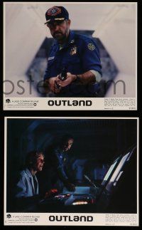 9a120 OUTLAND 8 8x10 mini LCs '81 Sean Connery is the only law on Jupiter's moon, Peter Boyle!