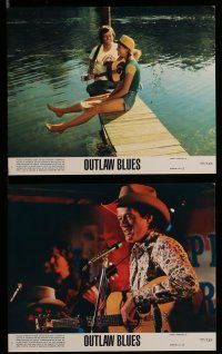 9a121 OUTLAW BLUES 8 8x10 mini LCs '77 great images of crook Peter Fonda & sexy Susan Saint James!
