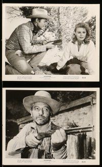 9a726 SHOWDOWN 6 8x10 stills '63 Audie Murphy, pretty Kathleen Crowley, great cowboy images!