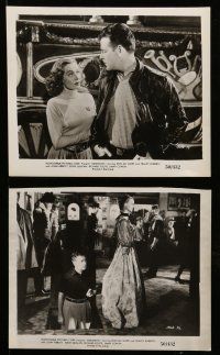 9a386 SIDESHOW 12 8x10 stills '50 T-man Don McGuire goes undercover & busts jewel smugglers!