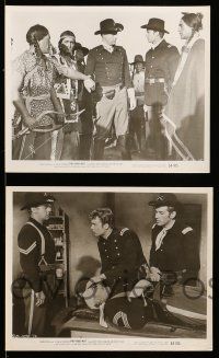 9a839 THEY RODE WEST 5 8x10 stills '54 Robert Francis, Phil Carey, U.S. Cavalry action!