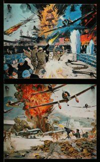 9a004 TORA TORA TORA 25 color 8x10 stills '70 cool Bob McCall art of the attack on Pearl Harbor!