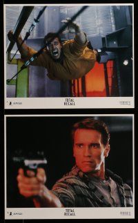 9a160 TOTAL RECALL 8 8x10 mini LCs '90 Arnold Schwarzenegger, Sharon Stone, Paul Verhoeven!
