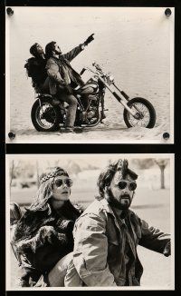 9a748 WEREWOLVES ON WHEELS 6 8x10 stills '71 great images of bikers on Harley-Davidson bikes!