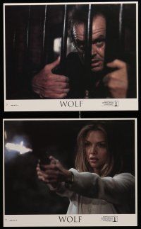 9a168 WOLF 8 8x10 mini LCs '94 Jack Nicholson, Michelle Pfeiffer, directed by Mike Nichols!