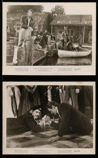 9a338 WORLD IN HIS ARMS 14 8x10 stills '52 Gregory Peck, Anthony Quinn, pretty Ann Blyth!