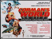 9b322 CORMAN'S WORLD advance British quad '11 cool exploitation art, Tarantino, Bogdanovich, more!
