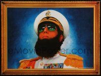 9b327 DICTATOR teaser DS British quad '12 wacky artwork of Sacha Baron Cohen in the title role!