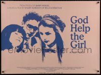 9b334 GOD HELP THE GIRL DS British quad '14 art of Emily Browning, Hannah Murray, Olly Alexander!