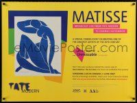 9b356 MATISSE British quad '14 cool live art exhibition documentary with art by the artist!
