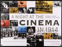 9b364 NIGHT AT THE CINEMA IN 1914 British quad '14 BFI National Archive movie compilation!