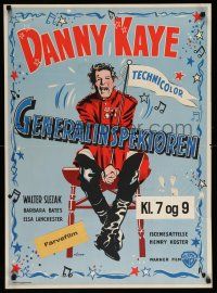 9b661 INSPECTOR GENERAL Danish '50 wacky Munch art of crying Danny Kaye!