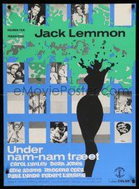 9b717 UNDER THE YUM-YUM TREE Danish '64 Jack Lemmon romances Carol Lynley & many sexy girls!