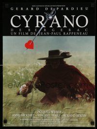 9b282 CYRANO DE BERGERAC French 15x20 '90 Gerard Depardieu, Anne Brochet, Jean-Paul Rappeneau