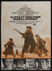 9b292 ONCE UPON A TIME IN THE WEST French 15x21 '69 Leone, Cardinale, Fonda, Bronson & Robards!