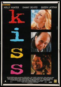 9b195 LIVING OUT LOUD Italian 1sh '98 great images of Holly Hunter, Danny DeVito & Queen Latifah!