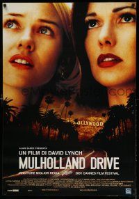 9b199 MULHOLLAND DR. Italian 1sh '01 David Lynch, sexy Naomi Watts & Laura Elena Harring, different