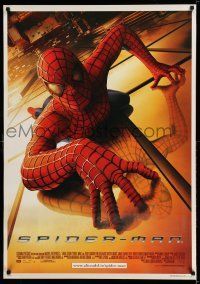 9b208 SPIDER-MAN Italian 1sh '02 Tobey Maguire, Sam Raimi, Marvel Comics!