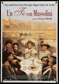 9b210 TEA WITH MUSSOLINI Italian 1sh '99 Franco Zeffirelli, Cher, Lily Tomlin, Judi Dench