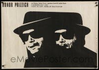 9b589 PRIZZI'S HONOR Polish 27x38 '86 great different art of Jack Nicholson by Wasilewski!