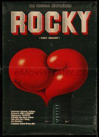 9b593 ROCKY Polish 26x37 '78 cool different boxing glove artwork by Edward Lutczyn!