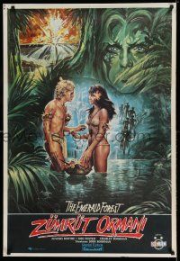 9b079 EMERALD FOREST Turkish '85 directed by John Boorman, Powers Boothe, based on a true story!