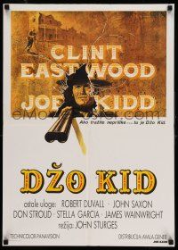 9b448 JOE KIDD Yugoslavian 20x28 '72 John Sturges, if you're looking for trouble, he's Eastwood!