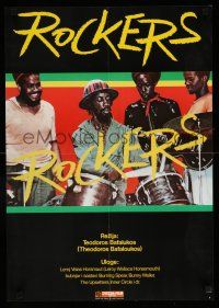 9b475 ROCKERS Yugoslavian 19x27 '79 Bunny Wailer, The Heptones, Peter Tosh, cool reggae art!
