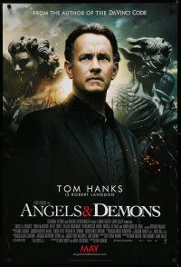 9c072 ANGELS & DEMONS int'l advance DS 1sh '09 Tom Hanks, Ewan McGregor, from Dan Brown's book!