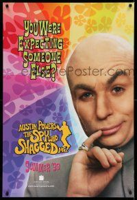 9c083 AUSTIN POWERS: THE SPY WHO SHAGGED ME teaser 1sh '97 wacky image of Mike Myers as Dr. Evil!