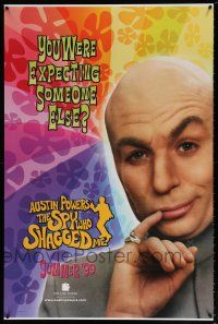 9c084 AUSTIN POWERS: THE SPY WHO SHAGGED ME teaser DS 1sh '97 Mike Myers as Dr. Evil!