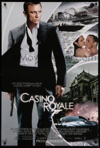 9c129 CASINO ROYALE Spanish/U.S. export advance DS 1sh '06 Daniel Craig as James Bond, Eva Green!