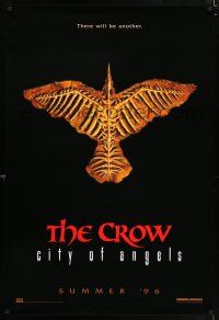 9c161 CROW: CITY OF ANGELS teaser 1sh '96 Tim Pope directed, believe in the power of another!