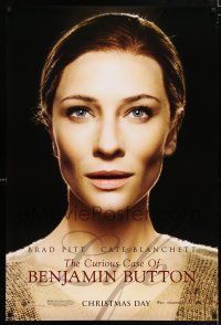 9c166 CURIOUS CASE OF BENJAMIN BUTTON teaser 1sh '08 great portrait of pretty Cate Blanchett!