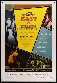 9c212 EAST OF EDEN DS 1sh R05 first James Dean, John Steinbeck, directed by Elia Kazan!