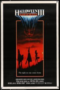 9c300 HALLOWEEN III 1sh '82 Season of the Witch, horror sequel, cool horror image!