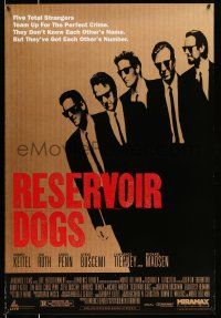 9c591 RESERVOIR DOGS 1sh '92 Quentin Tarantino classic, Keitel, Buscemi, Madsen & Tim Roth!